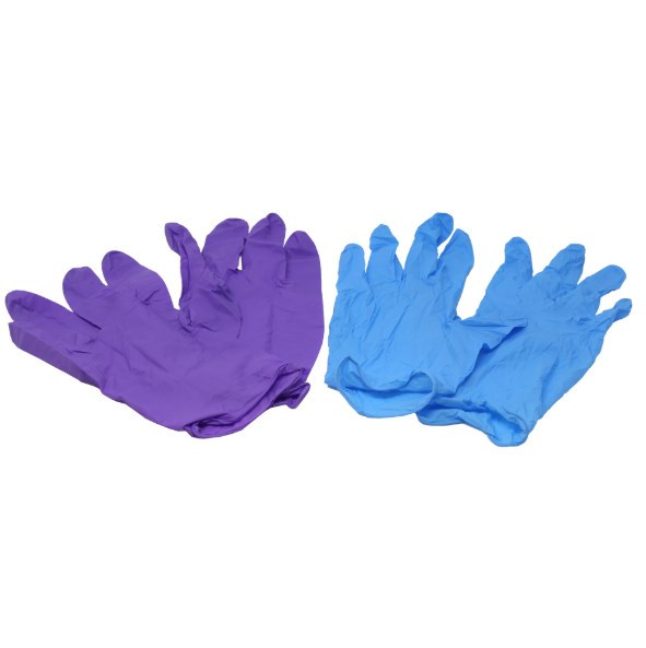 What is the Difference Between Blue and Purple Nitrile Gloves?