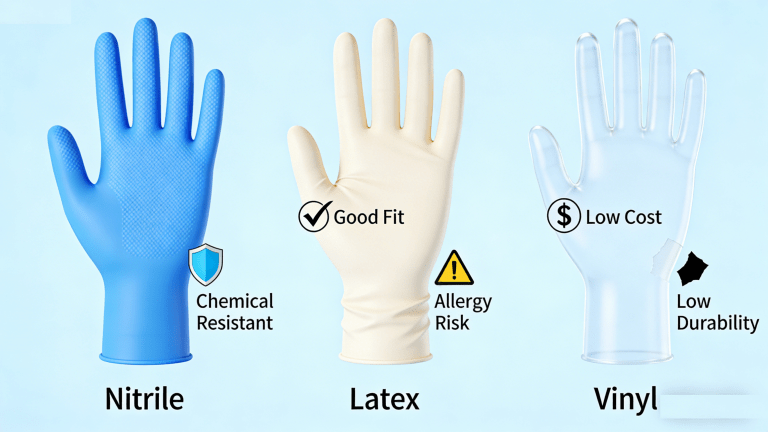 Nitrile VS Latex VS Vinyl gloves?